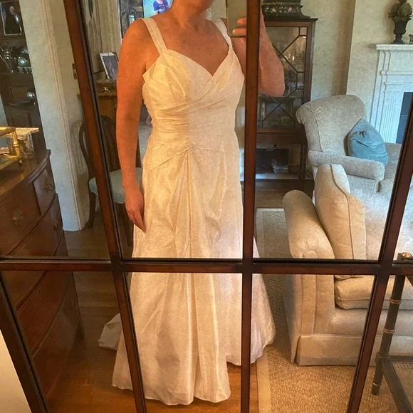 Watters Dresses | Watters Brides Classic Silk Wedding Gown | Color: White | Size: 10 | Kcphinn's Closet